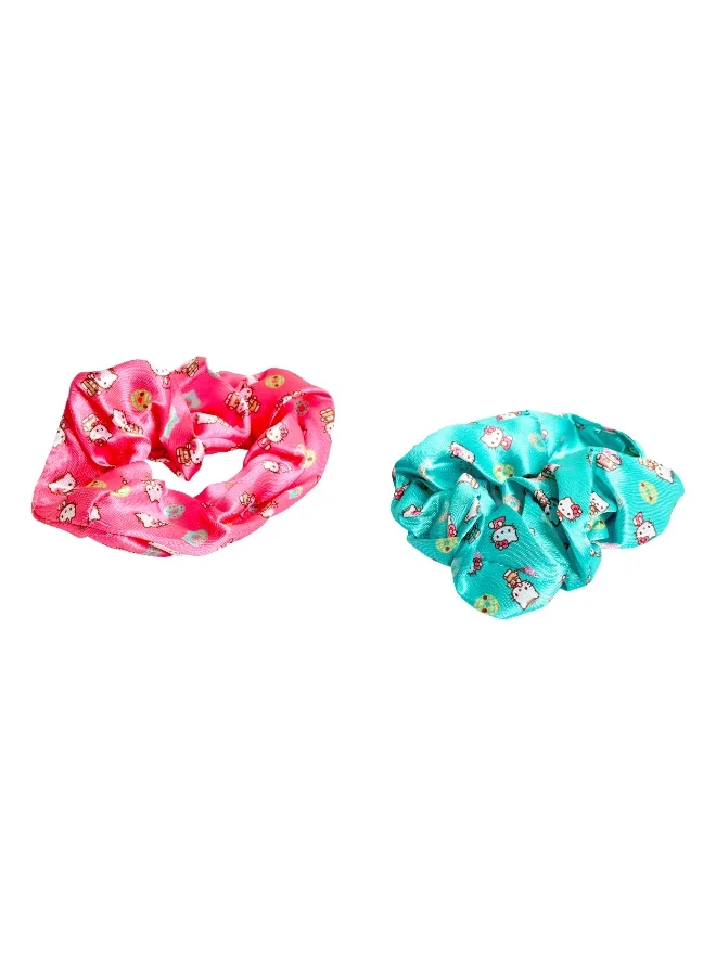 Sanrio  Sanrio Hello Kitty Hair Accessories Set With 1Bag , 2 Hair Clips,2 Scrunchies for Women | Best Price UAE